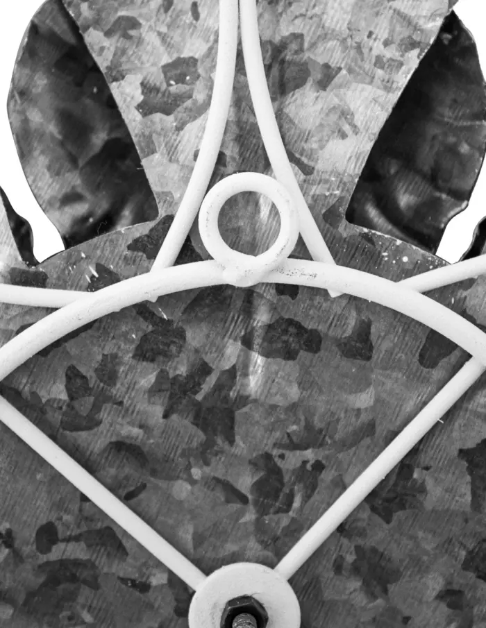 Flor de metal para pared de 34.5x4x34.5cm - Image 3