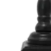 Candelabro de madera negro de 10x10x27cm - Image 3