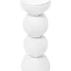 Candelabro de madera blanco de 12x12x28.3cm - Image 2