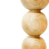 Candelabro de madera natural de 12x12x37cm - Image 3