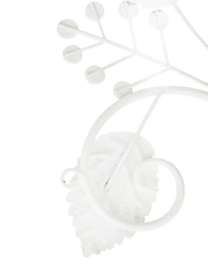 Flor de metal blanca de 42.5x3.5x90cm - Image 3