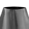 Florero de acero inoxidable plateado mate de 37x10x42cm - Image 4