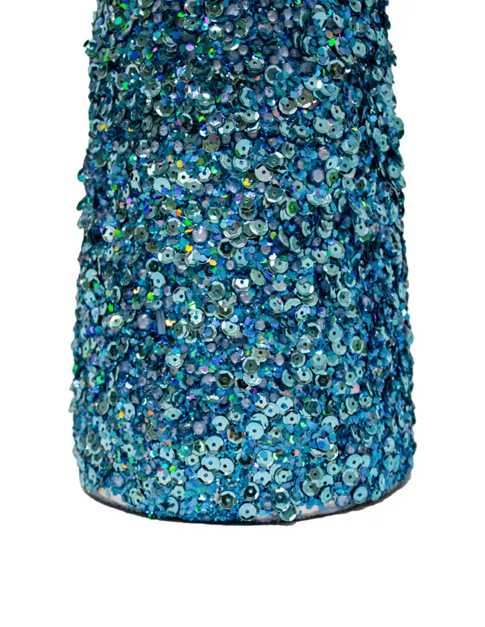 Cono azul con glitter - Image 3