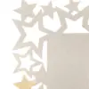 Camino de mesa de fieltro beige con orilla de estrellas doradas de 119x30cm - Image 3