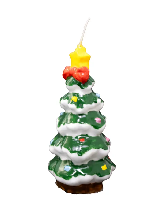 Vela diseño árbol de Navidad de 8.5x11.6cm - Image 2