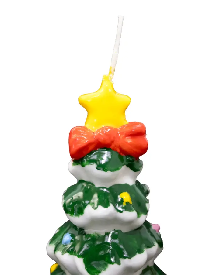 Vela diseño árbol de Navidad de 8.5x11.6cm - Image 4