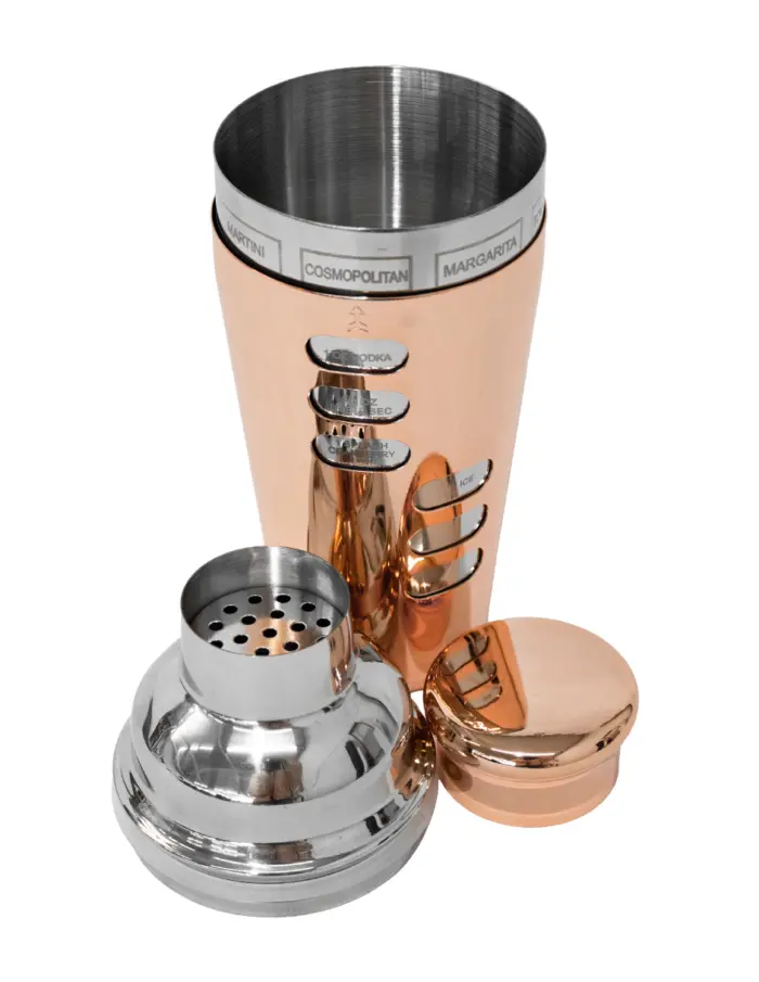 Shaker de metal color cobre de 25x9cm - Image 2
