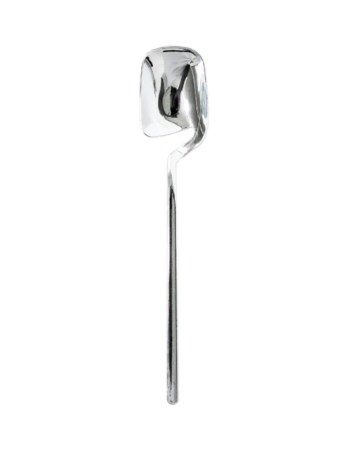 Juego de 12 cucharas de plateadas para café de plastico - Image 2