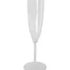Juego de 8 copas para Champagne transparente de plastico - Image 3