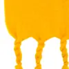 Chal de invierno liso amarillo de 40x190x1cm - Image 2