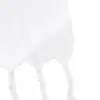 Chal de invierno liso blanco de 40x190x1cm - Image 3