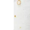 Lámpara de mesa de cerámica con plástico dorada con detalles brillantes de 15x15x29cm - Image 3