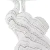 Lámpara de mesa blanca con base diseño escultura blanco de 25x25x41cm - Image 2