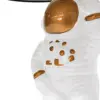 Lámpara de mesa de cerámica diseño astronauta de color dorado de 20x20x34cm - Image 2