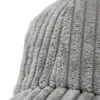 Gorra de pana gris claro - Image 3