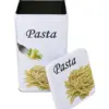Caja de metal diseño mixtos pasta y café de 10x10x17.8cm - Image 2