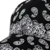 Gorra negra con mandalas blancas - Image 3