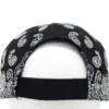 Gorra negra con mandalas blancas - Image 4