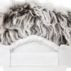 Gorra gris con peluche - Image 2