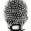 Mascará con estoperoles de pico en toda la cabeza de25x25x0.1cm - Image 2