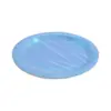 Paquete de 10 piezas de plato desechable azul nacarado de 23cm - Image 2