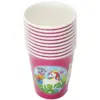 Paquete de 10 piezas de vaso desechable diseño unicornio de 7x9cm - Image 2