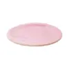 Paquete de 10 piezas de plato desechable rosa nacarado de 23cm - Image 2