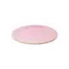 Paquete de 10 piezas de plato desechable rosa nacarado de 18cm - Image 2