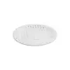 Paquete de 10 piezas de plato desechable blanco con puntos plateados de 18cm - Image 2