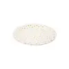Paquete de 10 piezas de plato desechable blanco con puntos dorados de 18cm - Image 2