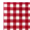 Paquete de servilletas de papel a cuadros blancos con rojo con 20 piezas de 33x33cm - Image 2