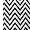 Paquete de servilletas de papel blanca con rayas zigzag negras con 20 piezas de 33x33cm - Image 2