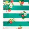 Paquete de servilletas de papel blanca con rayas verdes diseño floreado con 20 piezas de 33x33cm - Image 2