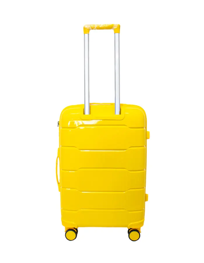 Juego de 3 maletas de equipaje de color amarillo - Image 6