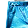 Short metálico azul talla M de 34x32x0.1cm - Image 2
