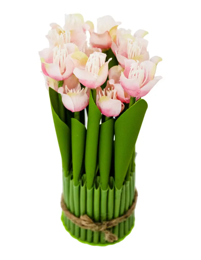 Ramo de tulipanes rosa de 7.5x7.5x21cm - Image 2