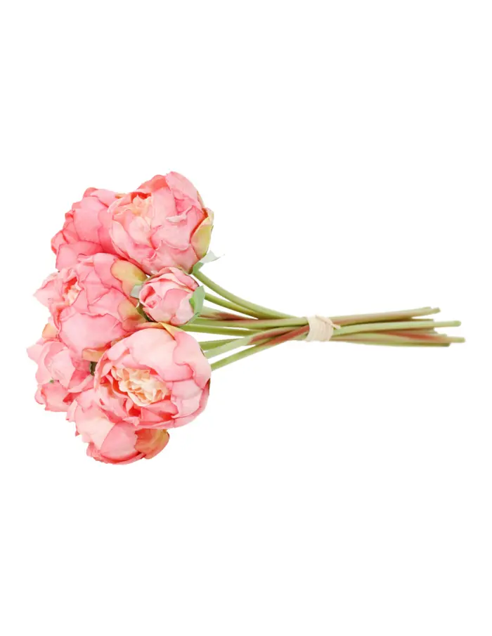 Ramo de rosas rosa claro de 20x35x0.1cm - Image 2