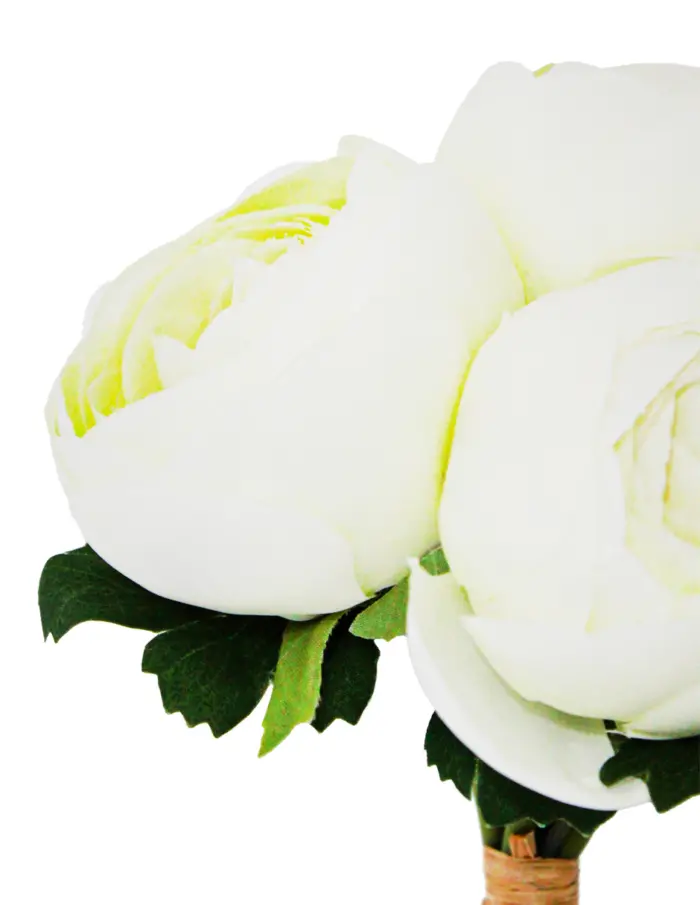 Bouquet de peonias blancas de 19x310.1cm - Image 3
