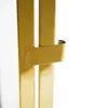 Juego de 3 candelabros de metal dorados de 18x18x46cm - Image 3