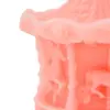 Vela decorativa diseño carrucel rosa de 7.5x7.5x9cm - Image 3