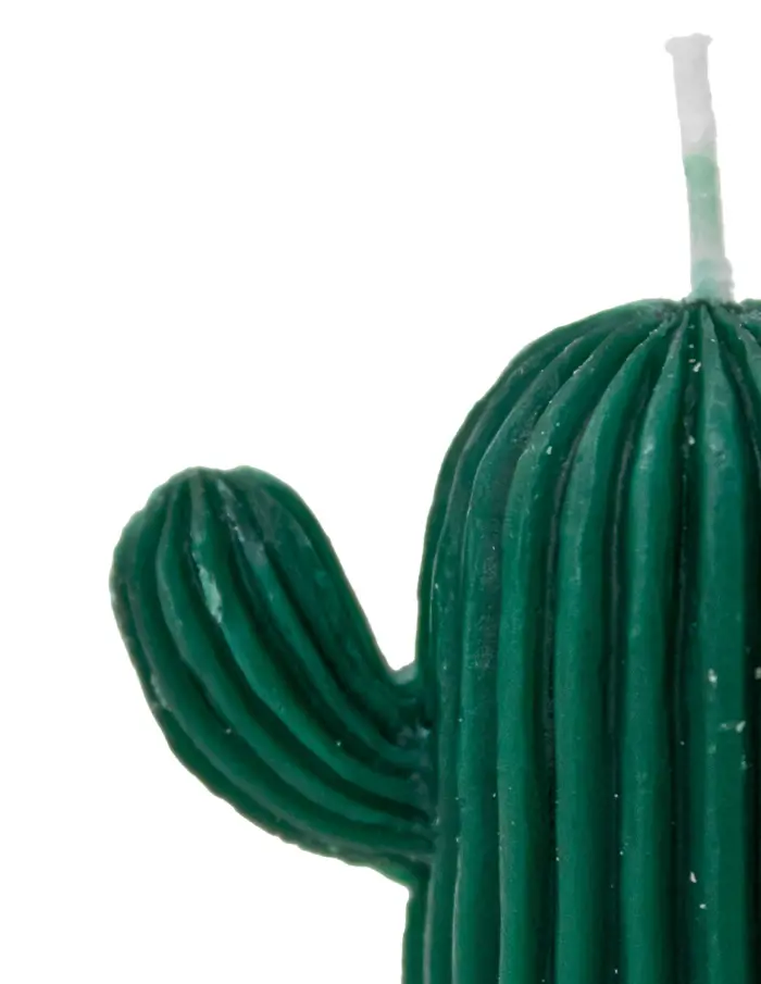 Vela decorativa diseño cactus verde de 3.8x7x6.5cm - Image 3