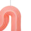 Vela decorativa diseño curvo rosa de 2.5x8.8x7.5cm - Image 3