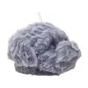 Vela decorativa diseño cabeza de perro gris de 8x8x5.5cm - Image 2
