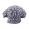 Vela decorativa diseño cabeza de perro gris de 8x8x5.5cm - Image 4