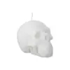 Vela decorativa diseño craneo blanco de 5.5x6.5x5cm - Image 2