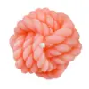 Vela decorativa diseño nudo rosa de 7x7x6cm - Image 2
