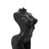 Vela decorativa diseño torso de mujer negro de 7x7.5x14cm - Image 2