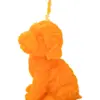 Vela decorativa diseño perro naranja de 7x7.5x14cm - Image 2