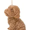 Vela decorativa diseño perro cafe de 3.5x5x6.5cm - Image 2