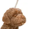 Vela decorativa diseño perro cafe de 3.5x5x6.5cm - Image 3